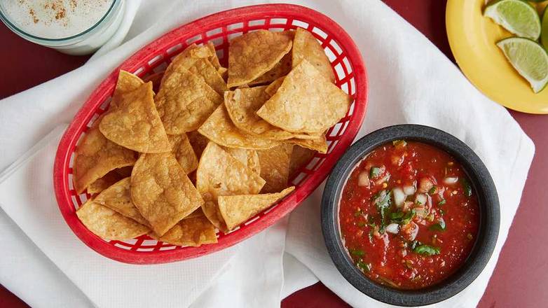 Order Chips and Salsa food online from Taqueria Los Comales store, Round Lake Heights on bringmethat.com