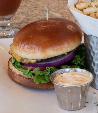 Order Cheeseburger food online from Townhouse Brunch store, Colleyville on bringmethat.com