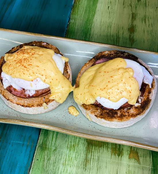 Order Classic Eggs Benedict food online from What Crackin Cafe store, Mesa on bringmethat.com