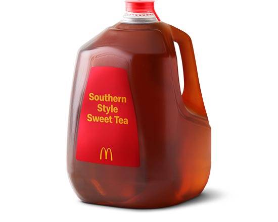 Order Gallon Southern Style Sweet Tea food online from Mcdonald's® store, Charlotte on bringmethat.com