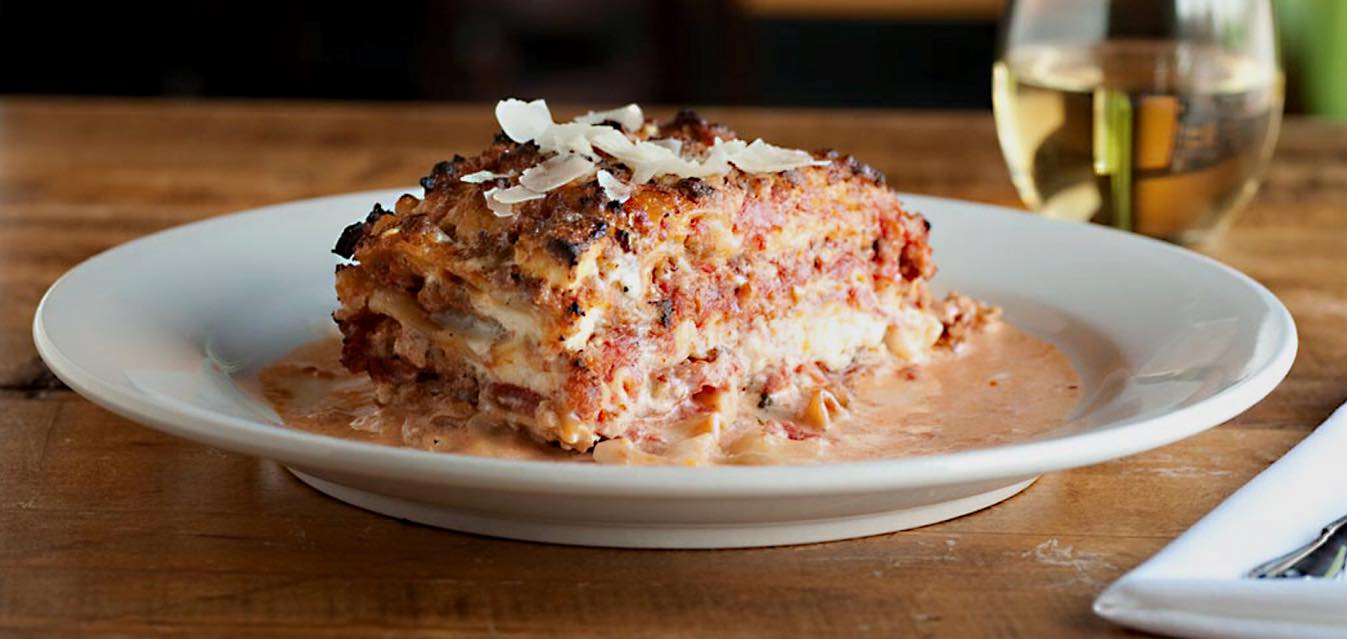 Order House Made Lasagna food online from Babbo's Spaghetteria store, Chesterfield on bringmethat.com