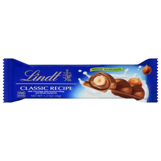 Order Lindt CLASSIC RECIPE Whole Hazelnut Milk Chocolate Stick, 1.2 oz. food online from Cvs store, FARGO on bringmethat.com