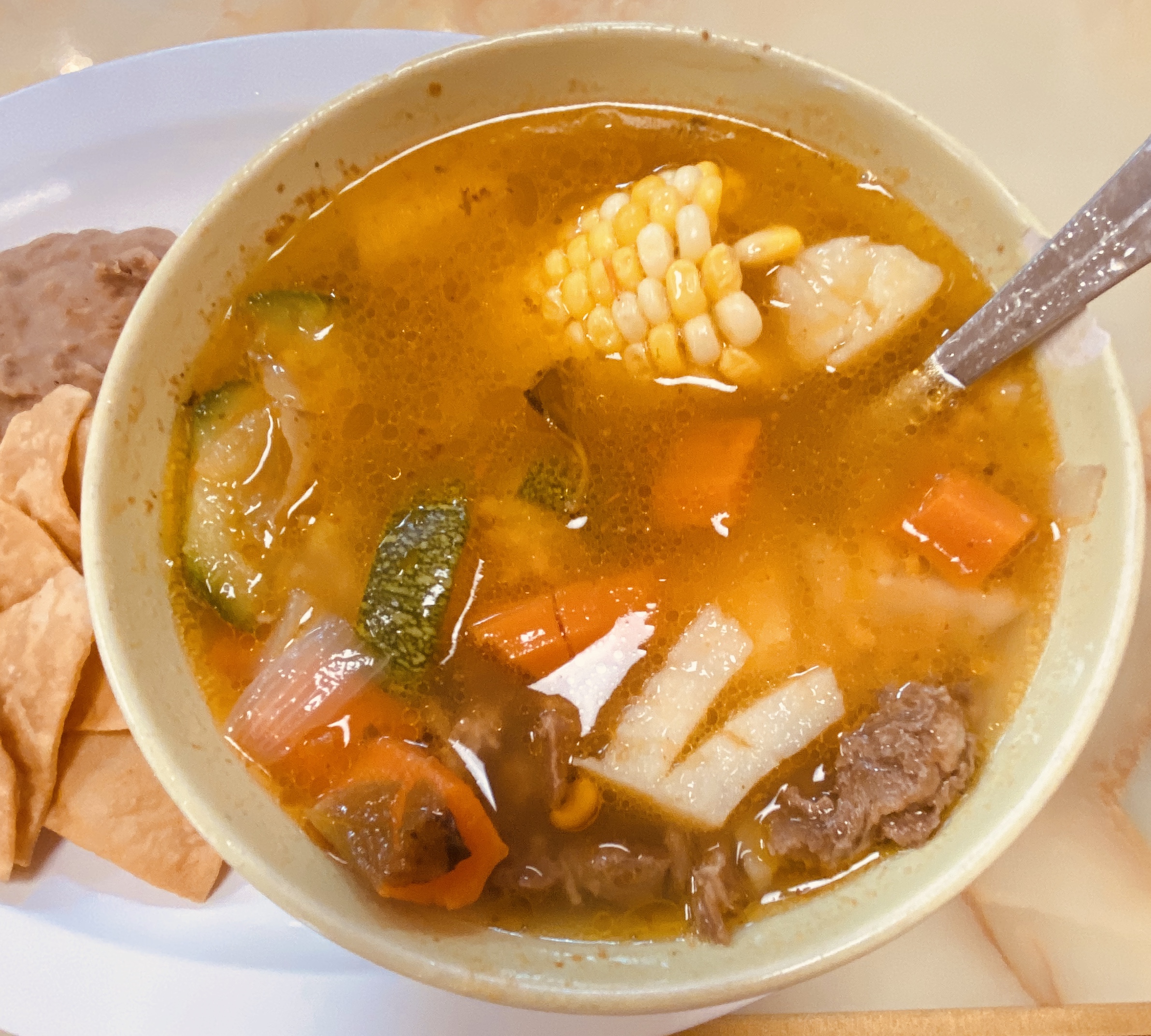 Order Mexican Beef Soup food online from Dona Tere Westheimer store, Houston on bringmethat.com