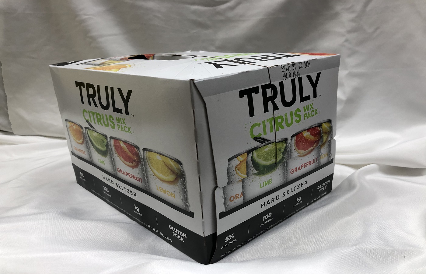 Order Truly Hard Seltzer Citrus Mix Pack Spiked 12 Pack 12 oz. food online from Village Wine & Spirits store, Ventura on bringmethat.com