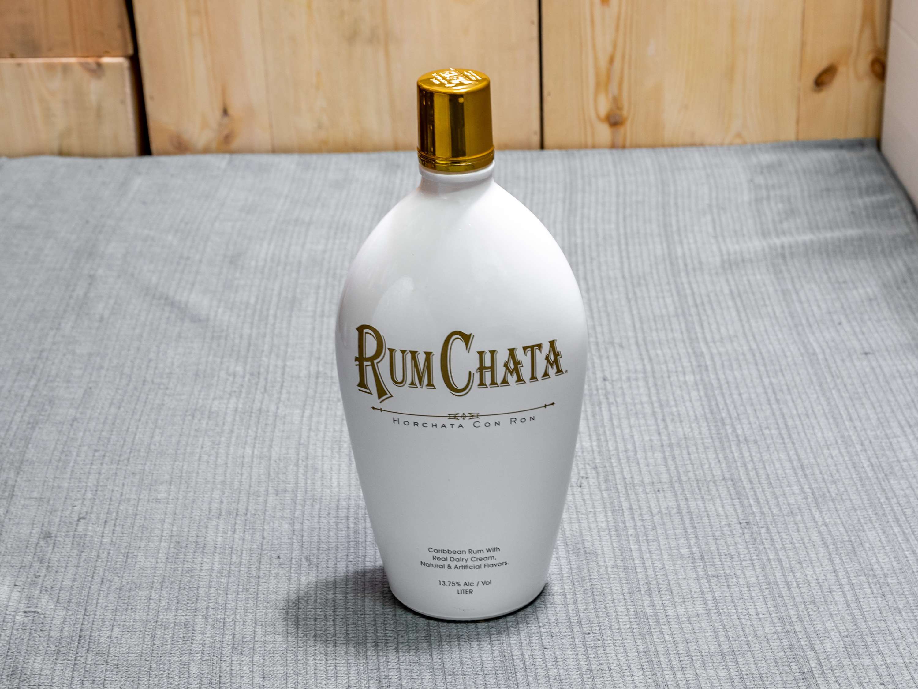 Order Rumchata Rum Liquor 375 ml.  food online from West Islip Wines & Liquors store, West Islip on bringmethat.com