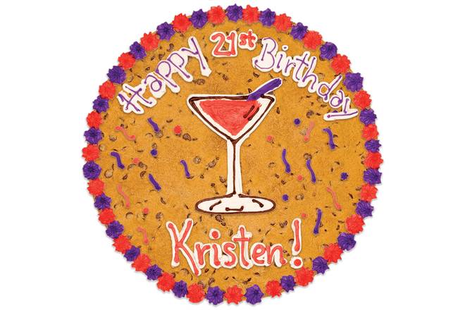 Order #415: Birthday Martini food online from Nestle Tollhouse Cafe store, Highland Village on bringmethat.com
