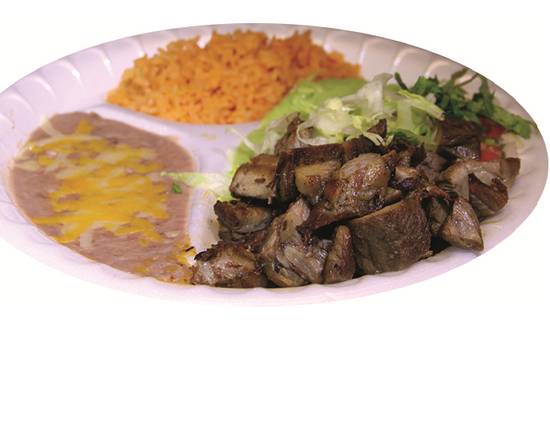 Order Carnitas Plate food online from Mario's Taco Shop store, Chula Vista on bringmethat.com