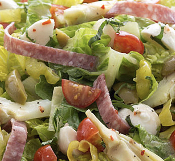 Order Antipasto Salad  food online from Famous Pizza store, Paramus on bringmethat.com