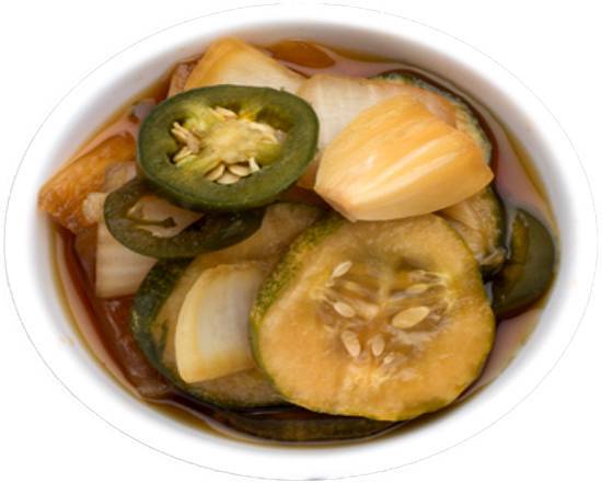 Order Pickles (1 lb) food online from Gen Korean Bbq House store, Cerritos on bringmethat.com