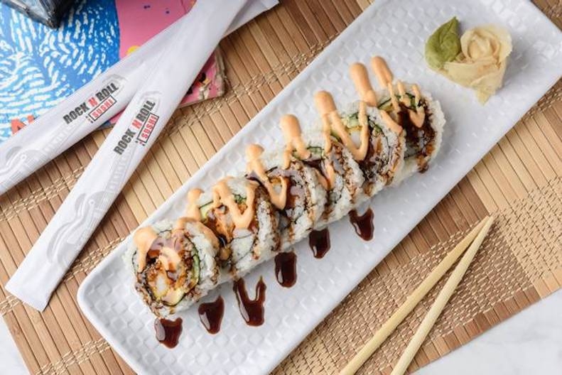 Order Spicy Shrimp Roll food online from Rock N Roll Sushi store, Bonaire on bringmethat.com