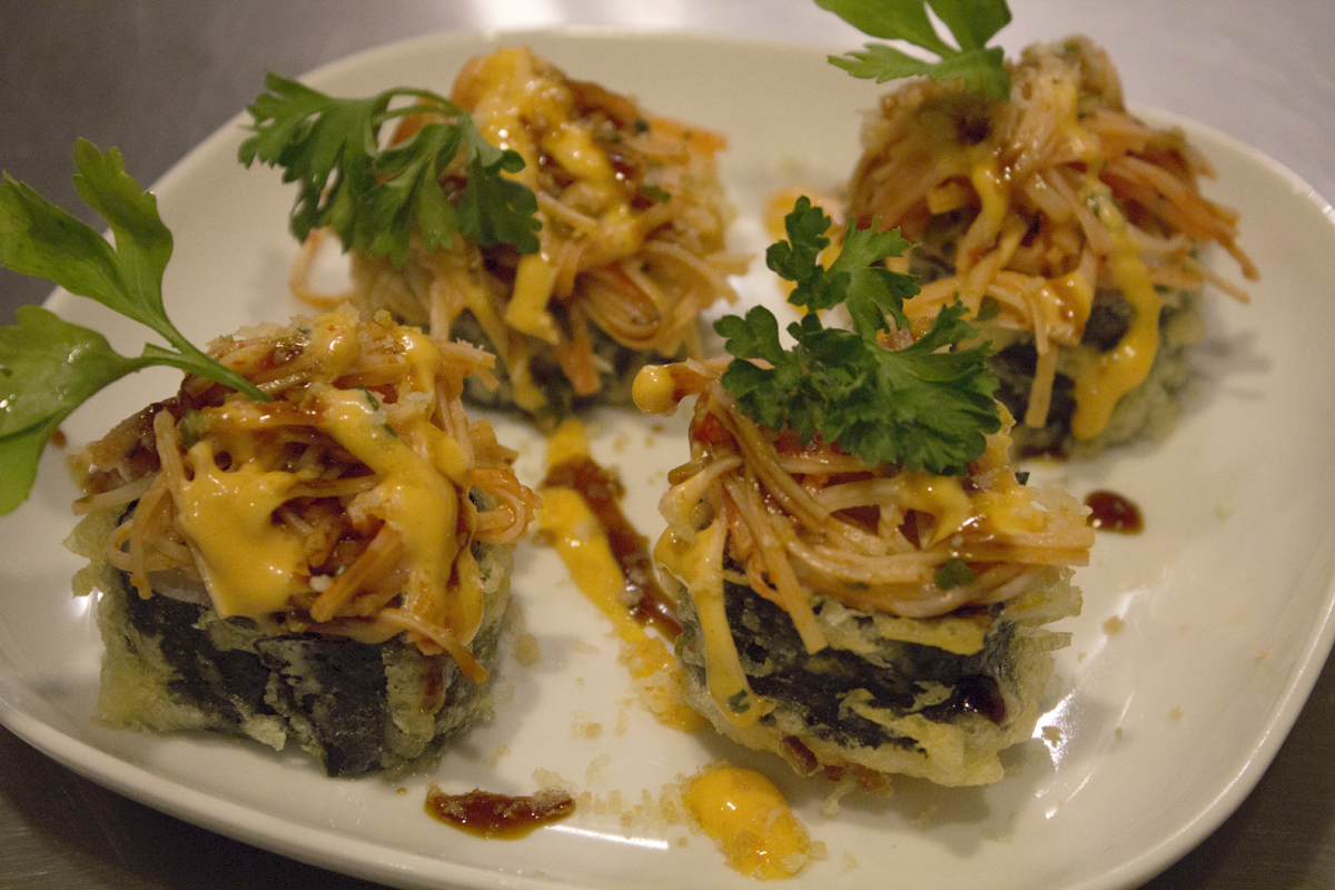 Order Hot Night Roll food online from House Modern Sushi store, Mesa on bringmethat.com