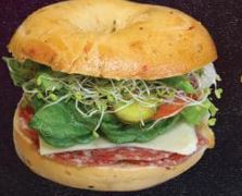 Order 3. Salami Sandwich Lunch food online from Sarah Bagel Cafe store, Boise on bringmethat.com