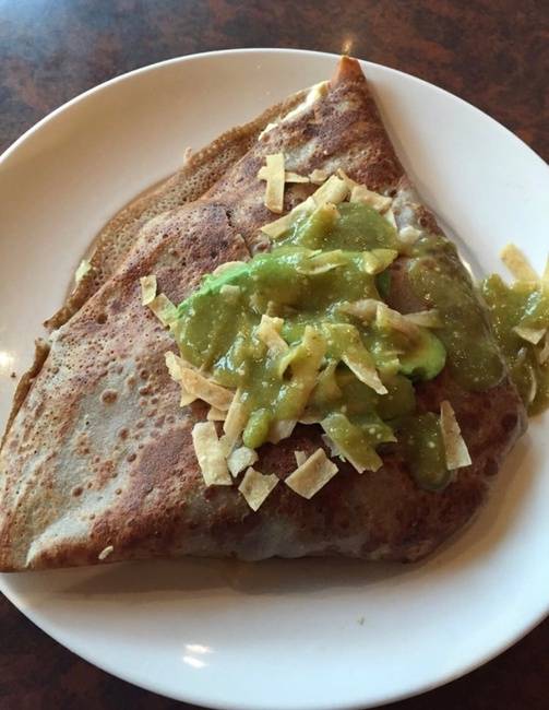 Order Migas Crepe food online from City Coffeehouse & Creperie store, Clayton on bringmethat.com