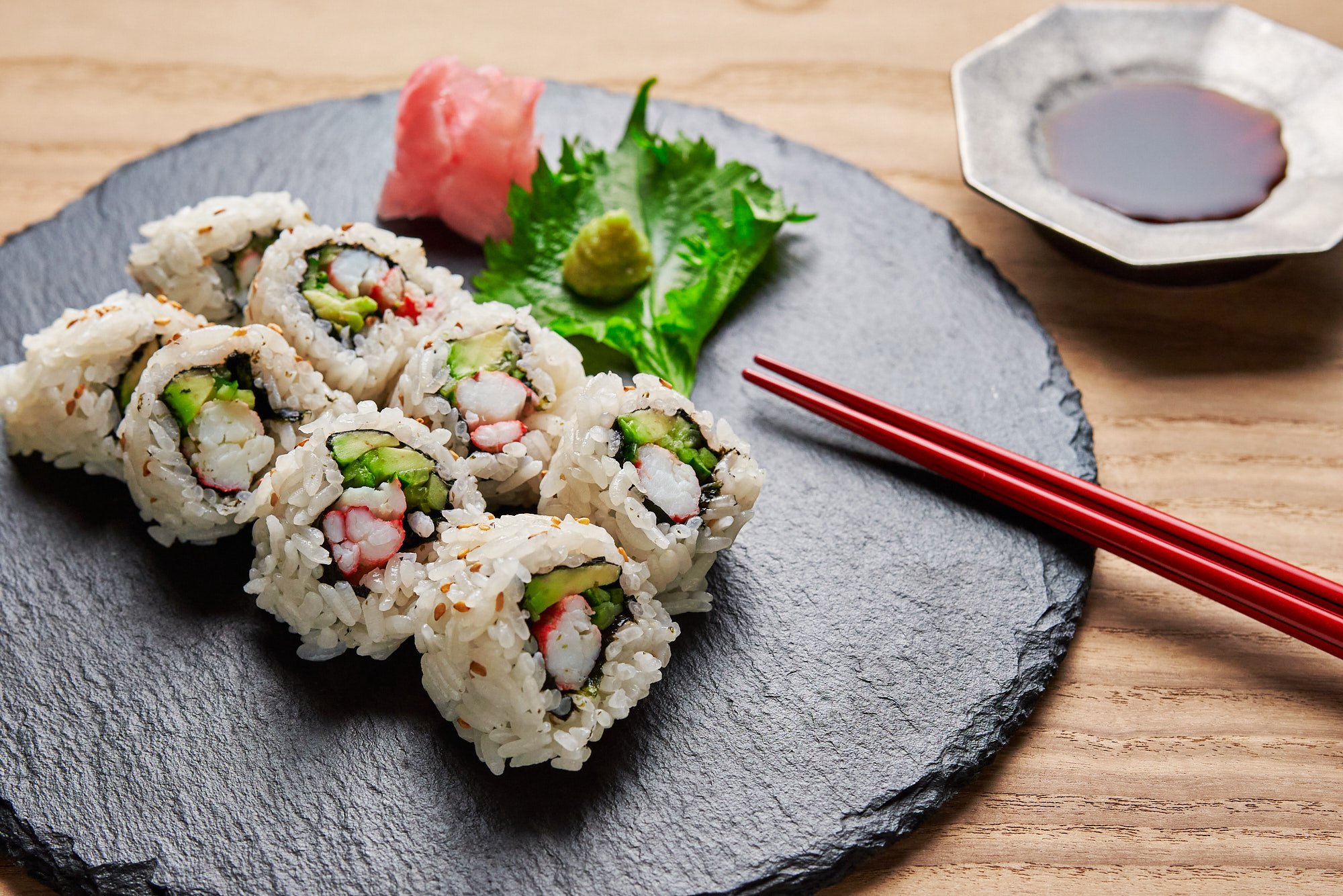 Order 8 Pieces California Roll food online from Asia Wok Chinese Food & Sushi store, San Diego on bringmethat.com