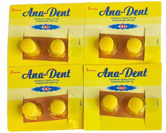 Order Ana-Dent (2 Tabets) food online from Ctown Supermarkets store, Uniondale on bringmethat.com