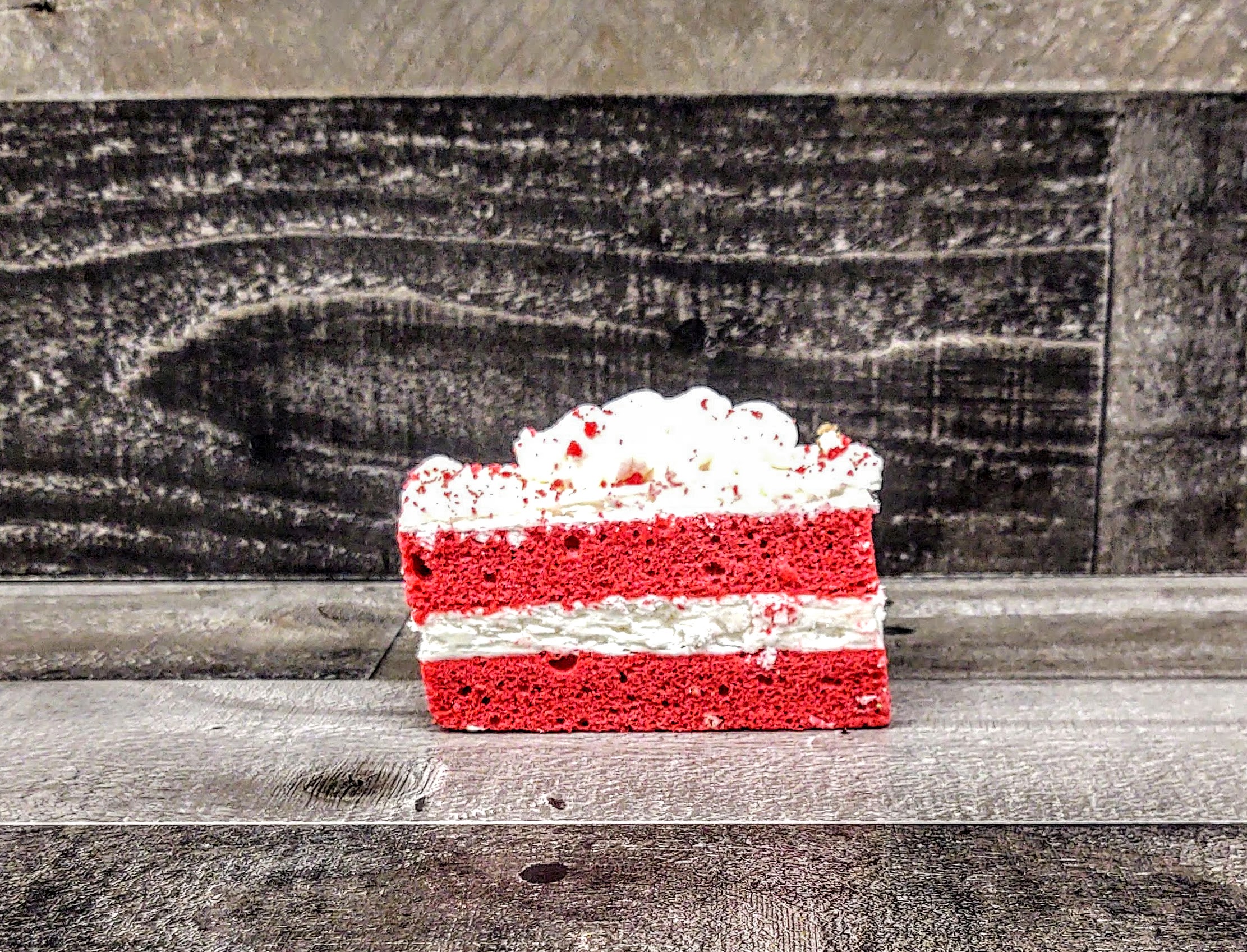Order Red Velvet Cake Slice food online from Normandie Bakery store, Hazlet on bringmethat.com