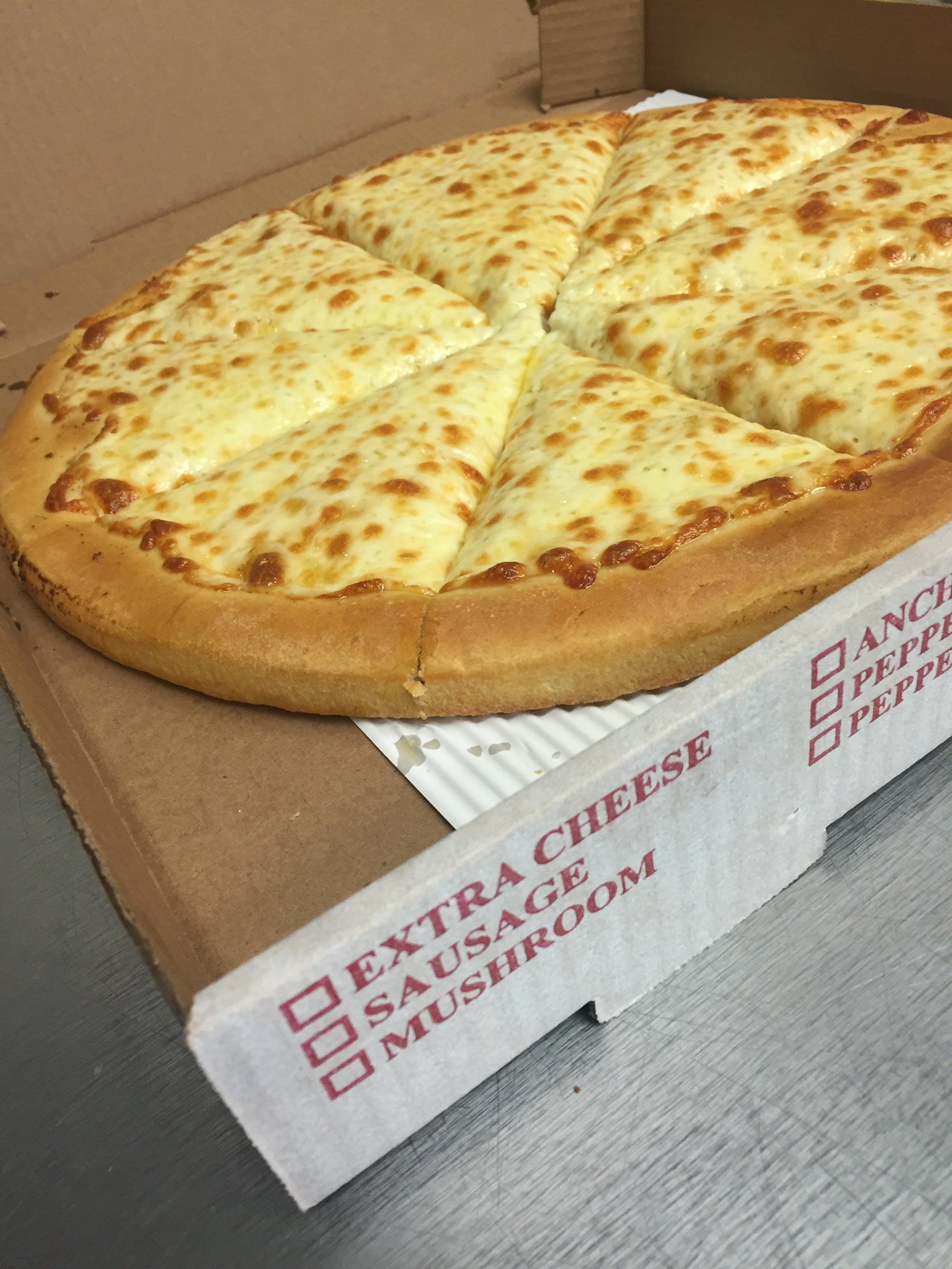 Order White Pizza - Medium 12'' (8 Slices) food online from Fontana Pizza & Grill store, Exton on bringmethat.com