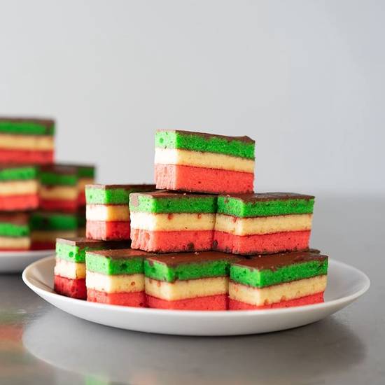 Order 7-Layer Rainbow Cookie Box food online from Carlo's Bakery store, Bethlehem on bringmethat.com