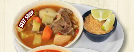 Order Beef Soup food online from Taqueria Jalisco store, Corpus Christi on bringmethat.com