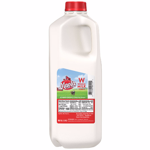 Order Maola Whole Milk Half Gallon food online from 7-Eleven store, Newport News on bringmethat.com