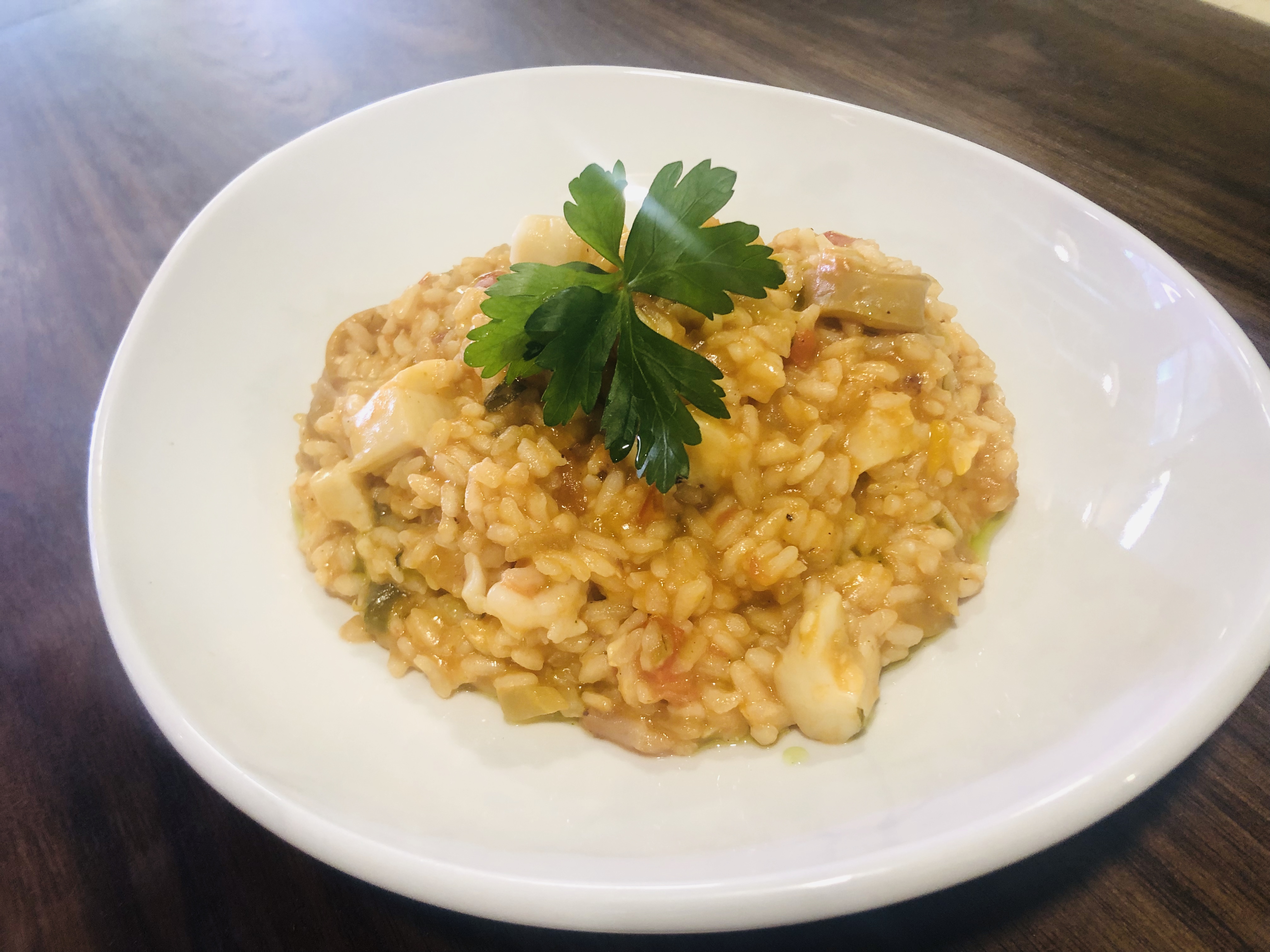 Order Seafood Risotto food online from Valsos Table & Bar store, Revere on bringmethat.com