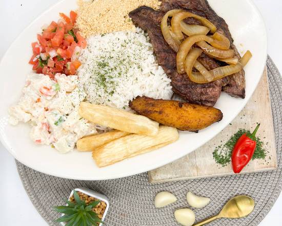 Order Top Sirloin with Onions (Picanha acebolada) food online from Brasil Bistro store, El Cerrito on bringmethat.com