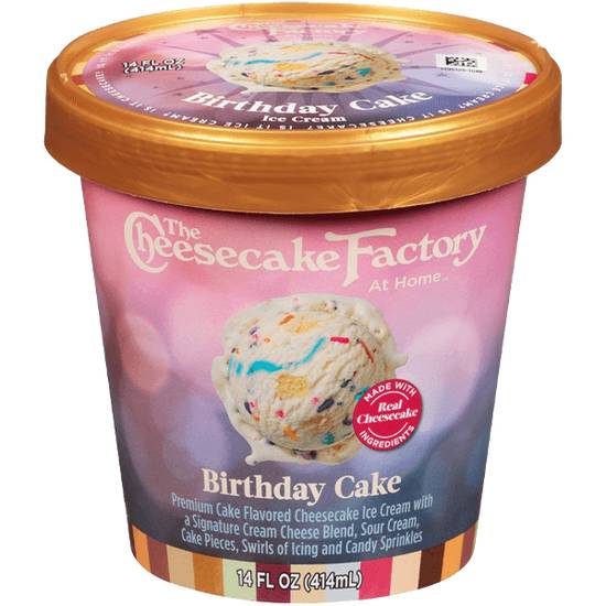 Order Cheesecake Factory Birthday Cake Ice Cream 14oz food online from Casey's General Store store, Omaha on bringmethat.com