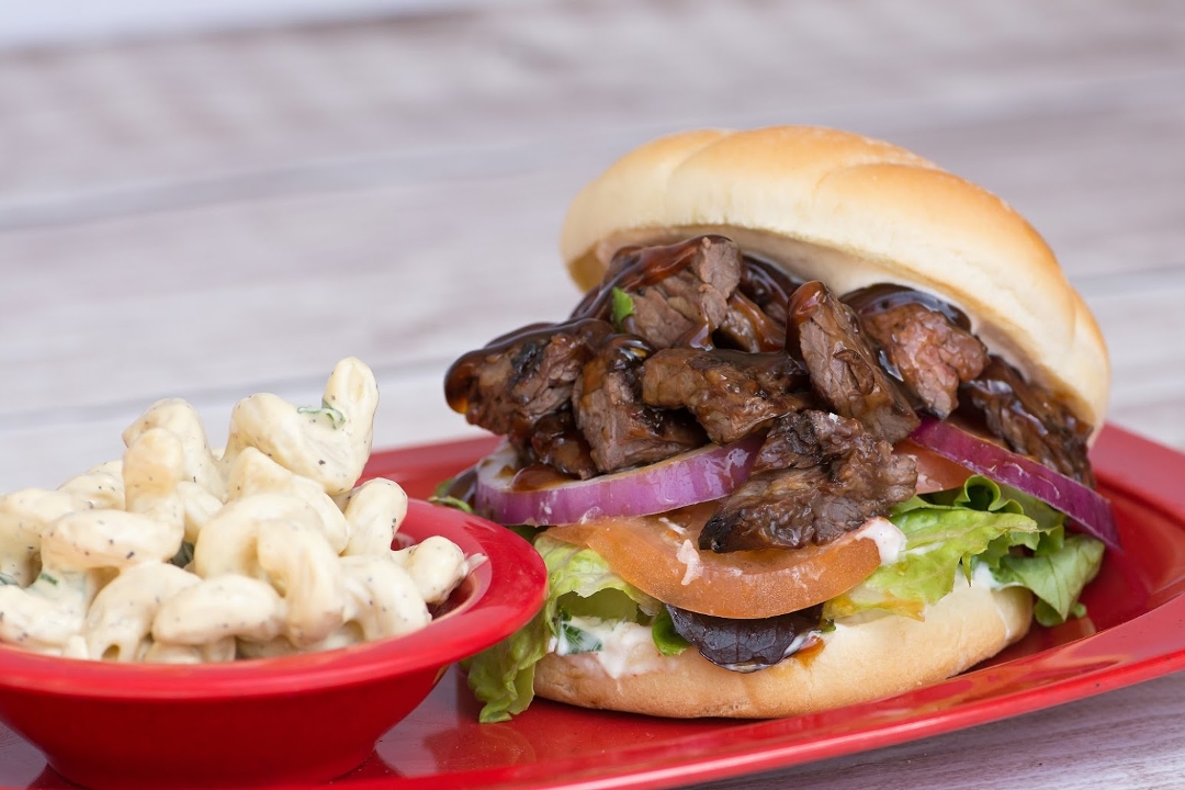 Order Steak Sandwich food online from Fire Island Grill store, Simi Valley on bringmethat.com