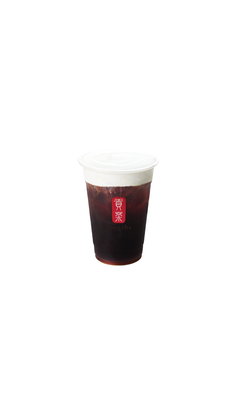 Order Milk Foam Black Coffee (奶盖黑咖啡) food online from Gong Cha store, Montclair on bringmethat.com