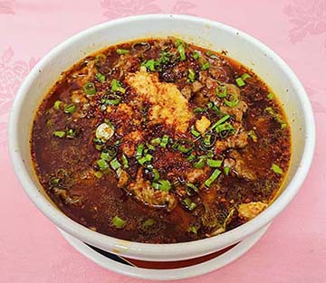 Order Boiled Beef in Chili Sauce food online from Canaan Restaurant store, Artesia on bringmethat.com