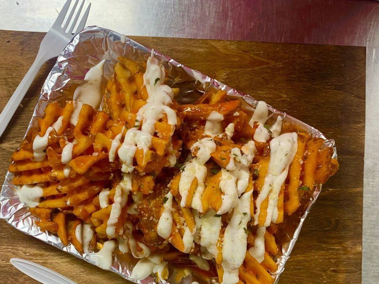 Order Buffalo Fries food online from Mobile Dessert Co. store, Mesa on bringmethat.com
