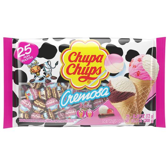 Order Chupa Chups Assorted Cremosa Ice Cream Lollipops, 25 CT food online from Cvs store, ARCADIA on bringmethat.com