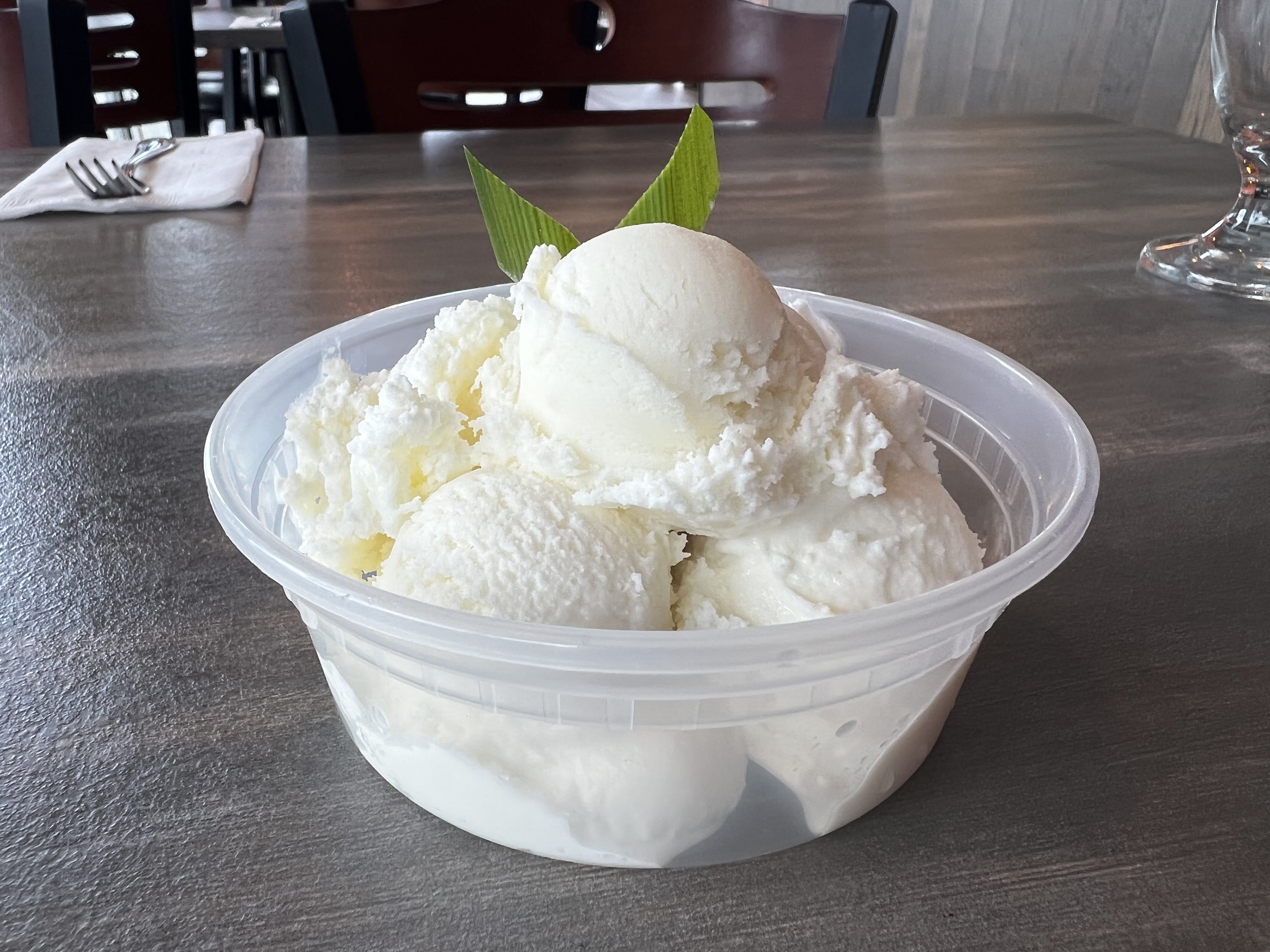 Order Homemade Coconut Ice Cream food online from Esan Zap Thai Cuisine store, Olympia on bringmethat.com