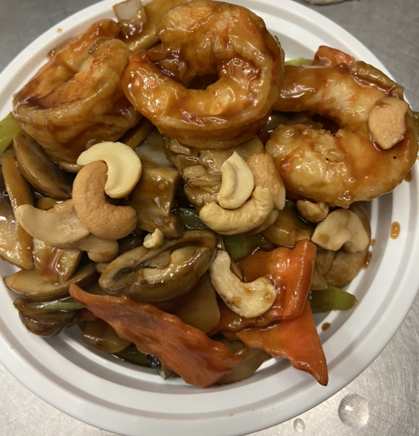 Order 79. Shrimp with Cashew Nuts food online from New Jin Xin store, Brooklyn on bringmethat.com