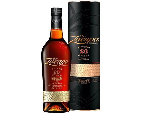 Order Ron Zacapa 23 Solera, 750mL rum (40.0% ABV) food online from House Of Wine store, New Rochelle on bringmethat.com
