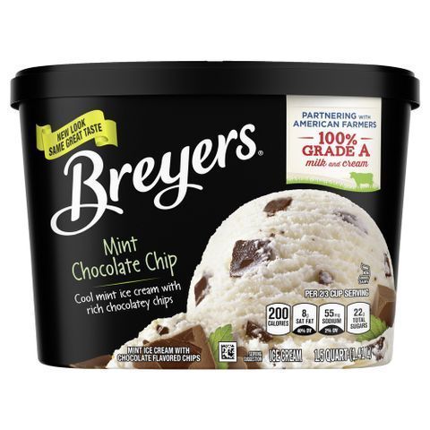 Order Breyers Mint Chocolate Chip 48oz food online from 7-Eleven store, Monroe Township on bringmethat.com