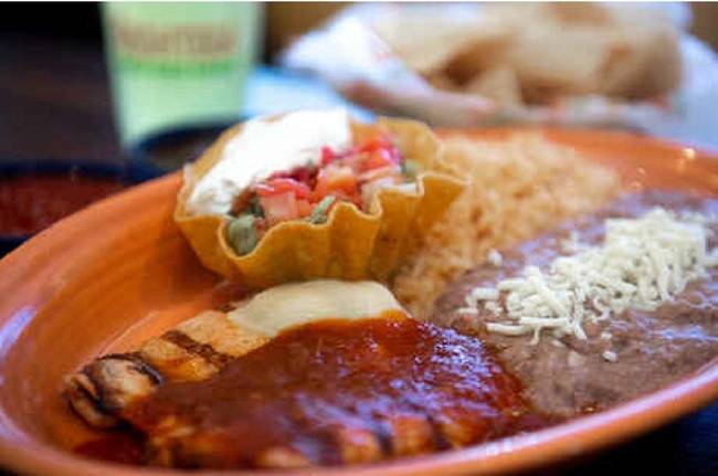 Order Pollo Ranchero food online from Frontera Mex-Mex Grill store, Stockbridge on bringmethat.com