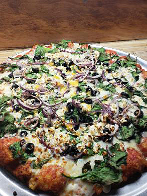 Order Athena Pizza food online from La Vals Pizza store, Alameda on bringmethat.com