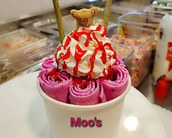 Order Dragon Fruit Ice Cream food online from Moo Rolls Ice Cream store, Aurora on bringmethat.com