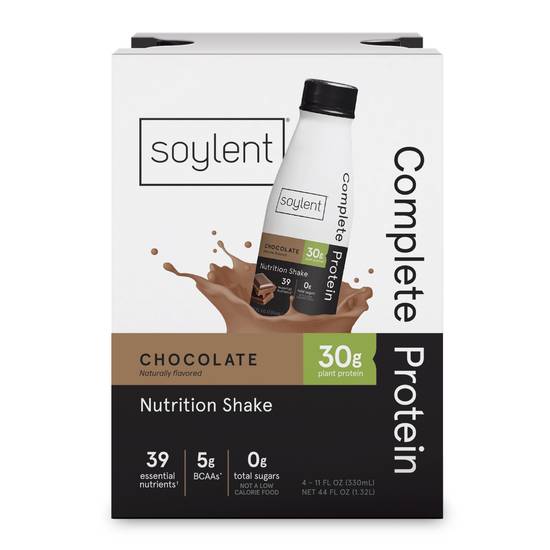 Order Soylent Complete Protein Chocolate Shake (4 ct) food online from Rite Aid store, BETHEL PARK on bringmethat.com