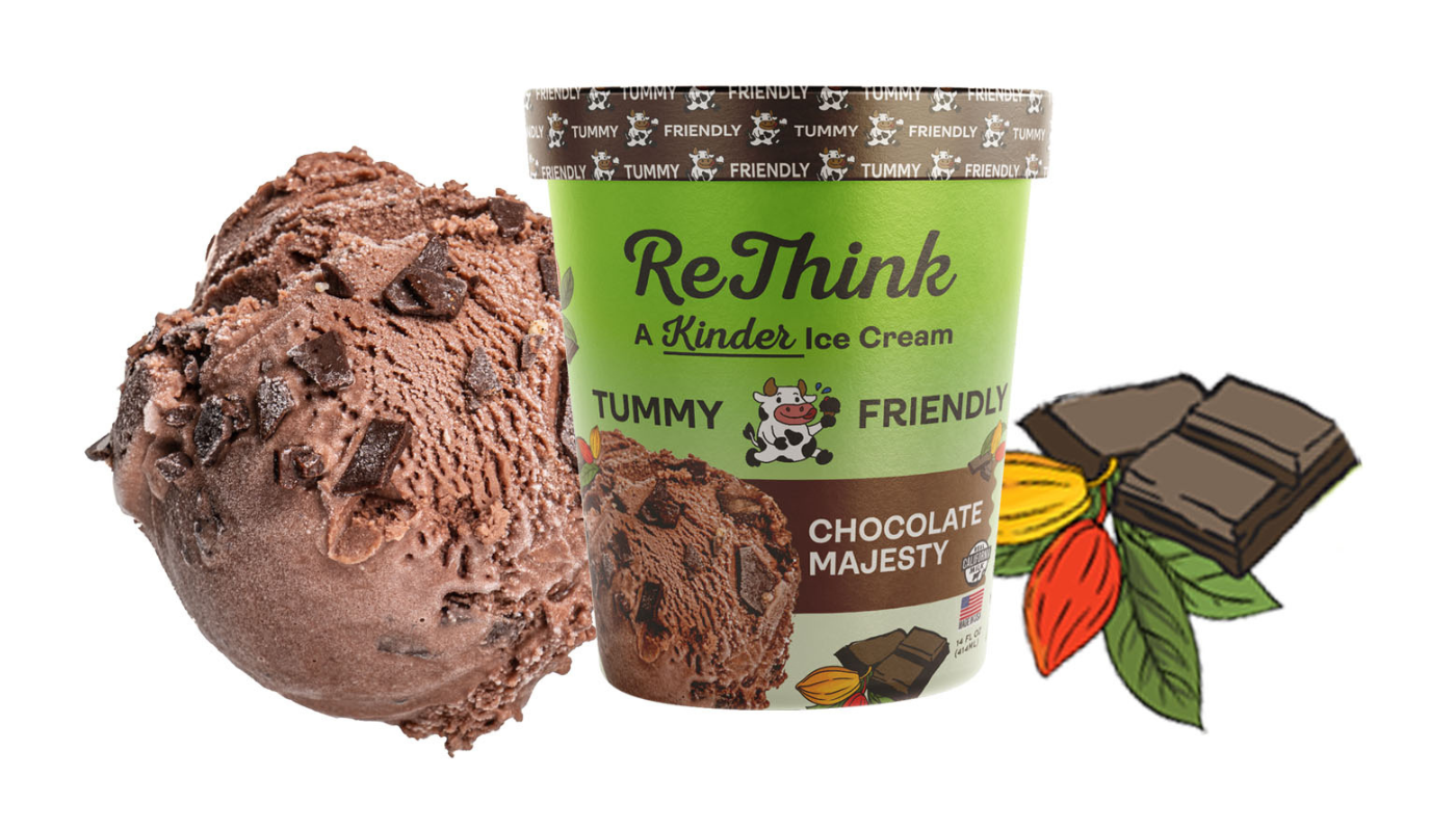 Order ReThink Ice Cream-Chocolate Majesty food online from Afters Ice Cream store, Lawndale on bringmethat.com