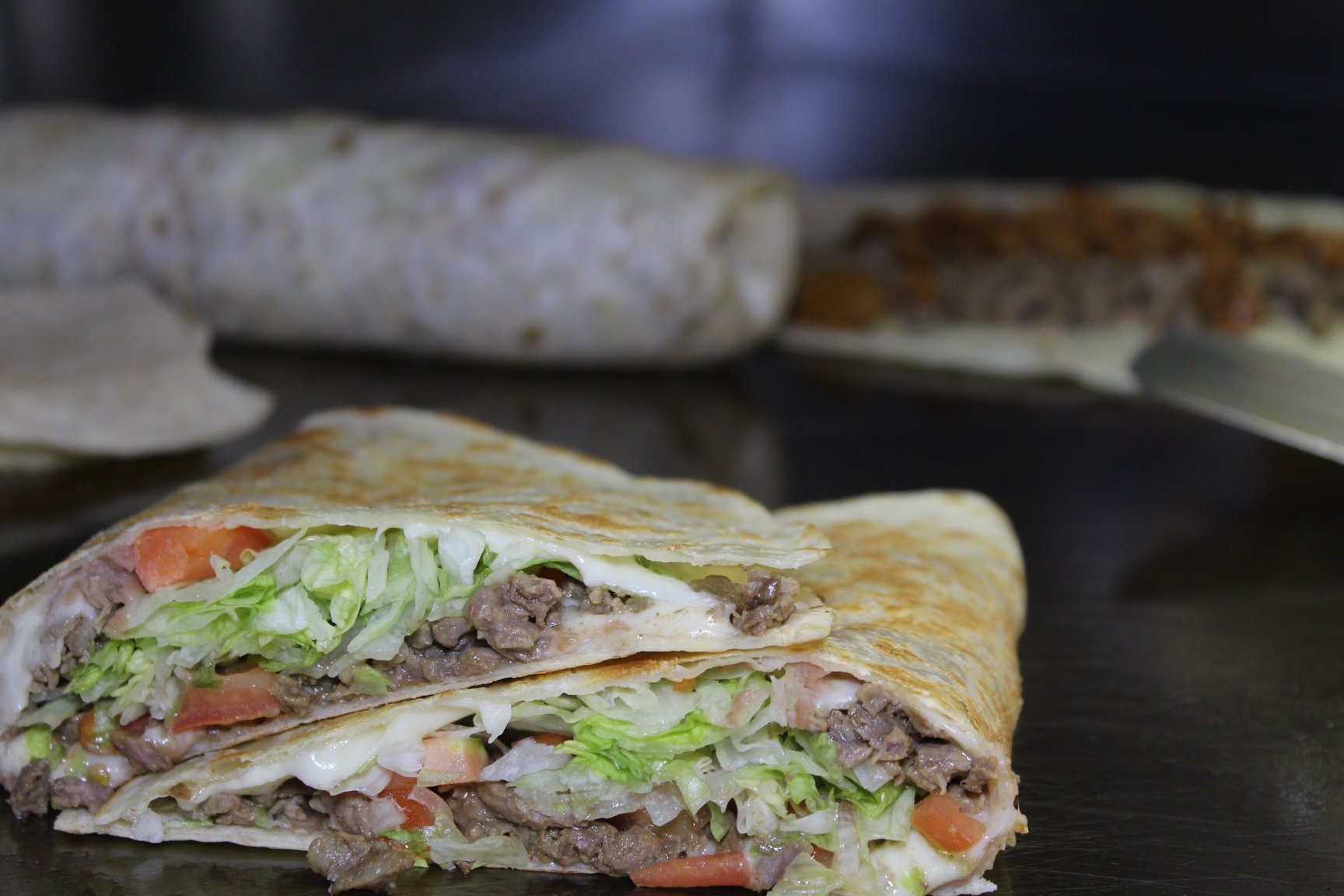 Order Meat Quesadilla food online from La Bamba store, Normal on bringmethat.com
