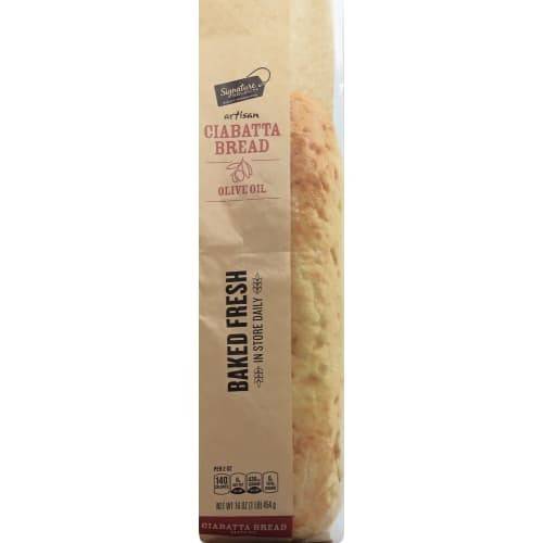 Order Signature Brands · Artisan Ciabatta Olive Oil Bread (16 oz) food online from Safeway store, Rehoboth Beach on bringmethat.com