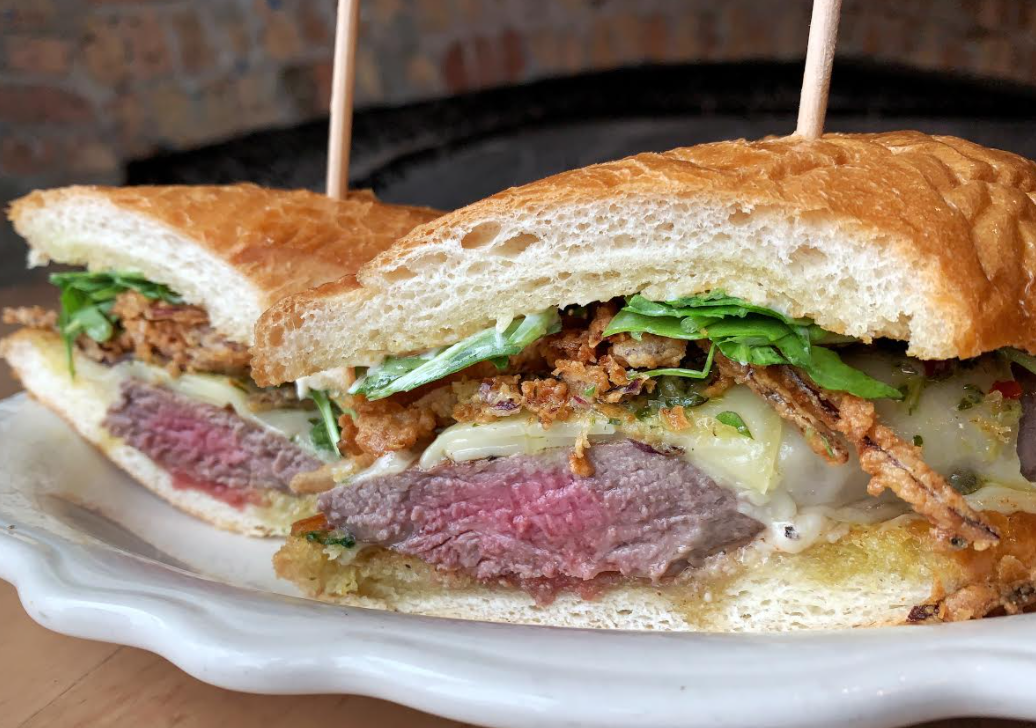 Order Dry-Aged Tenderloin Sandwich food online from The Whale Chicago store, Chicago on bringmethat.com