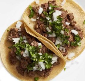 Order Carne Asada Taco food online from Los Portales store, Chicago Heights on bringmethat.com