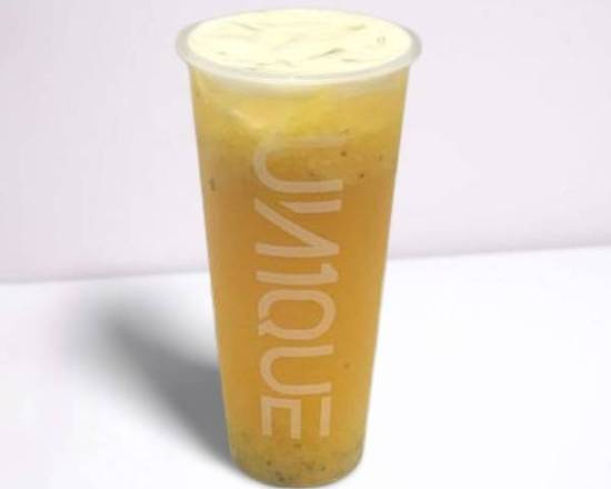 Order Super Golden Kiwi 满杯黄金奇异果 food online from Un1que Tea & Bar store, Hacienda Heights on bringmethat.com