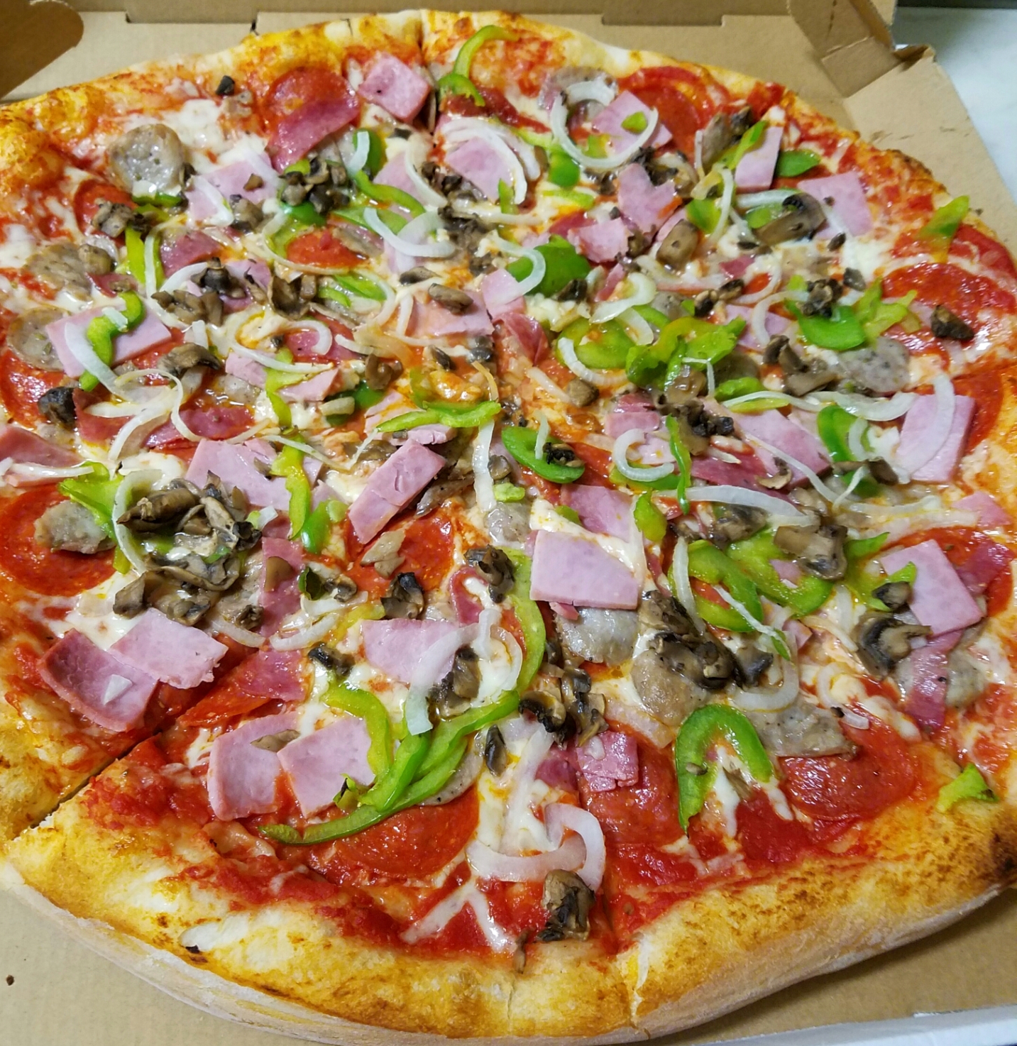 Order Nino's Special Pizza food online from Nino's Pizza store, Boston on bringmethat.com