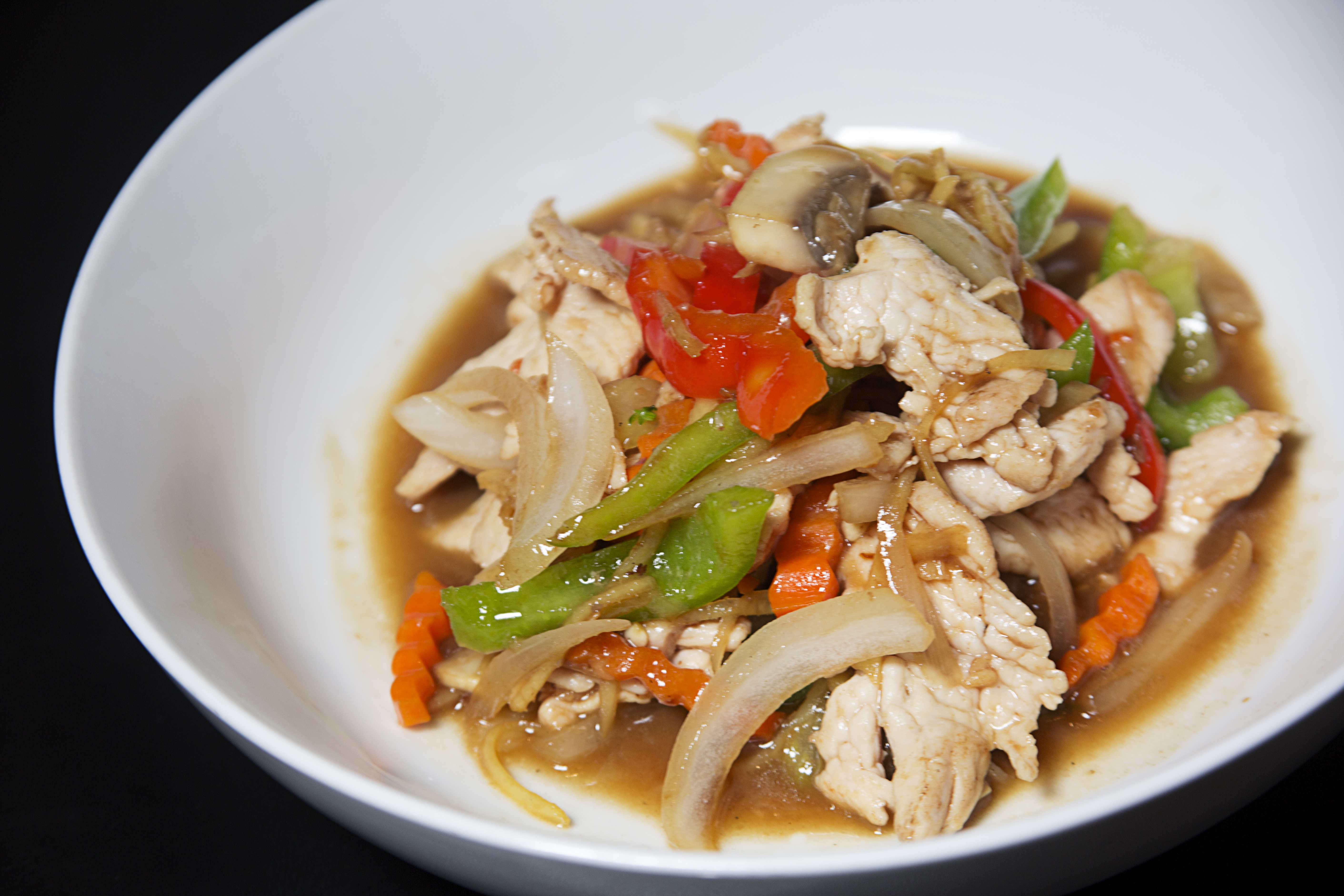Order Ginger Sauce (Pad Khing Soy) food online from Sweet Basil store, Woodside on bringmethat.com