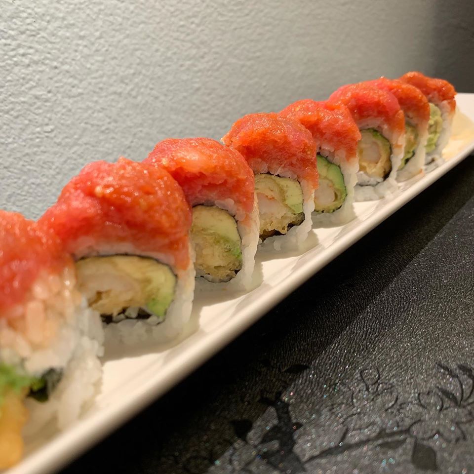 Order Red Dragon Special Roll food online from Oki Sushi store, San Francisco on bringmethat.com