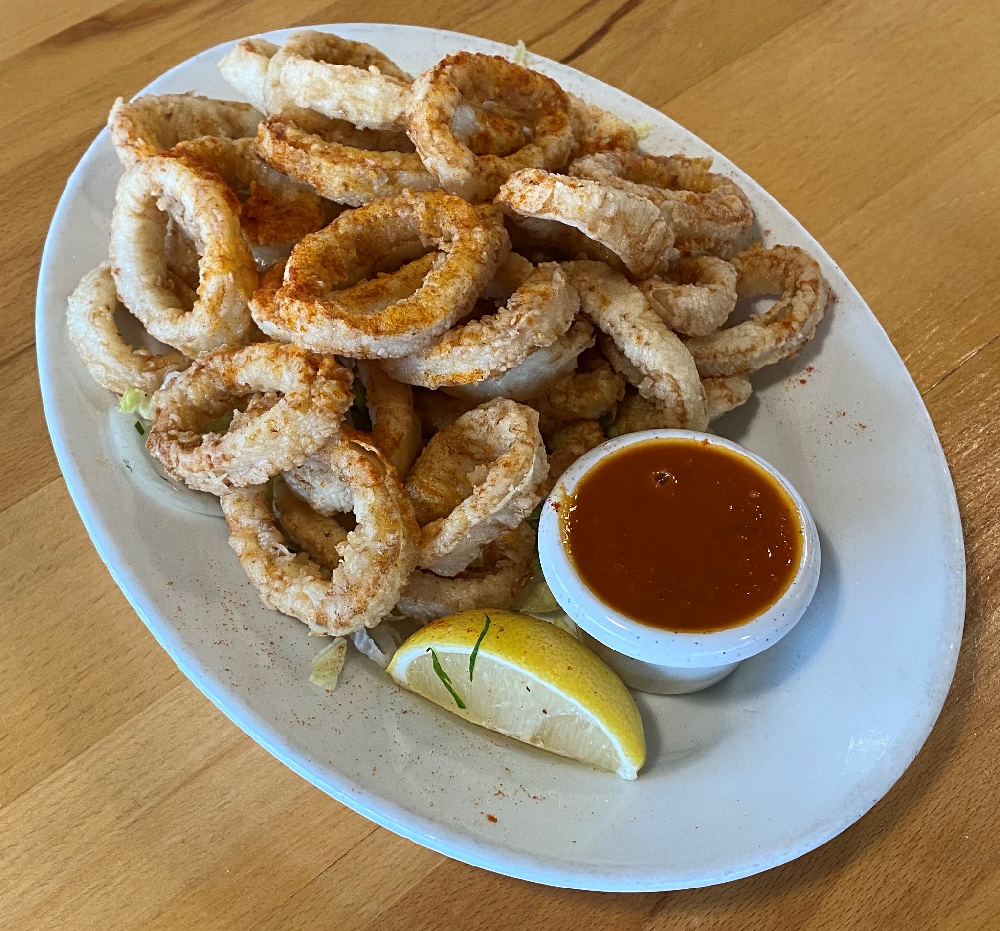 Order Fried Calamari food online from Zara Cafe Grill store, Staten Island on bringmethat.com